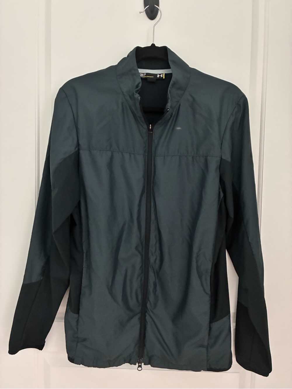 Under Armour Mens Navy Zip Up Windbreaker Jacket - Size Sm